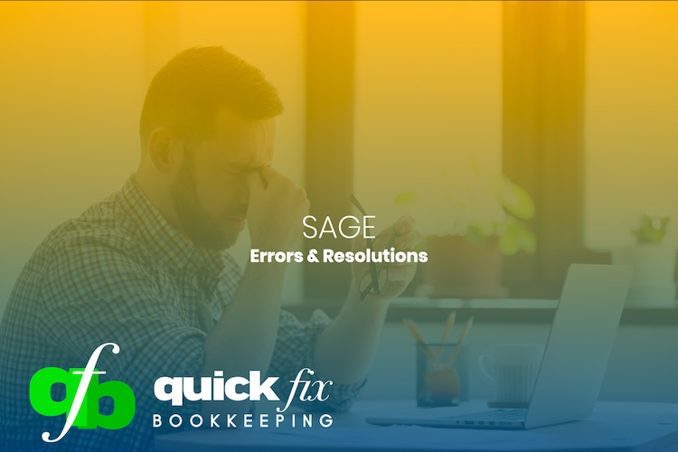 QFB - SAGE Error Resolution